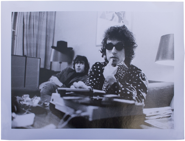 Large Photo of Bob Dylan From 1966 -- Taken by Noted Rock Photographer Jan Persson